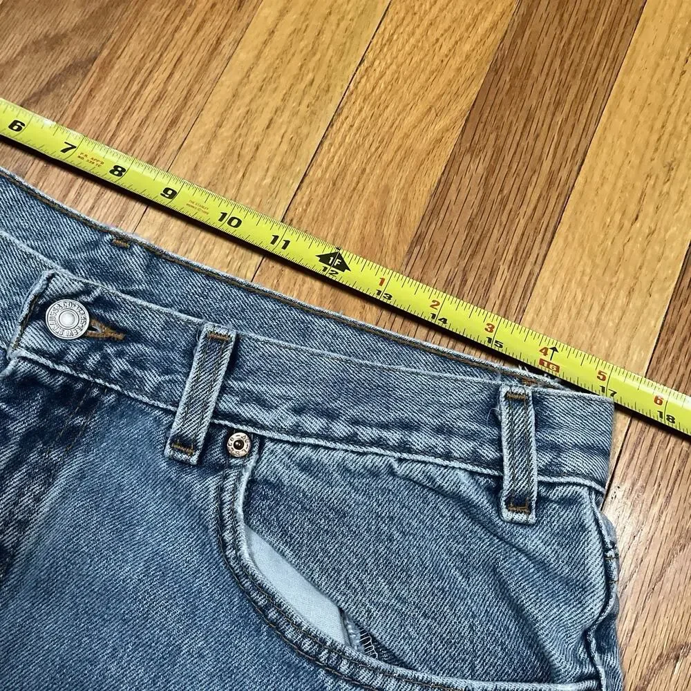Vintage Levis 550 Jeans 34x30 (38Tag) Blue Relaxed Made in USA‎ 90s Y2K Denim